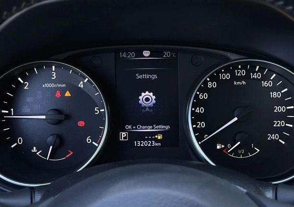 Nissan Qashqai cena 79900 przebieg: 131000, rok produkcji 2018 z Jeziorany małe 781